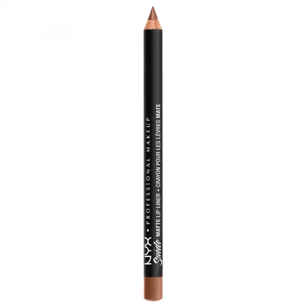 NYX Professional Makeup ceruzka na pery - Suede Matte Lipliner – Soft-Spoken (SMLL04)