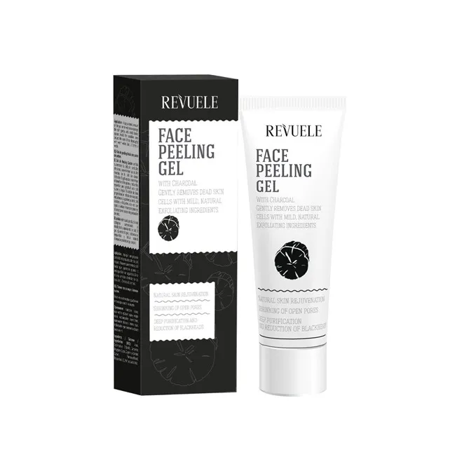 Revuele gélový pleťový peeling Face Peeling Gel With Charcoal Powder