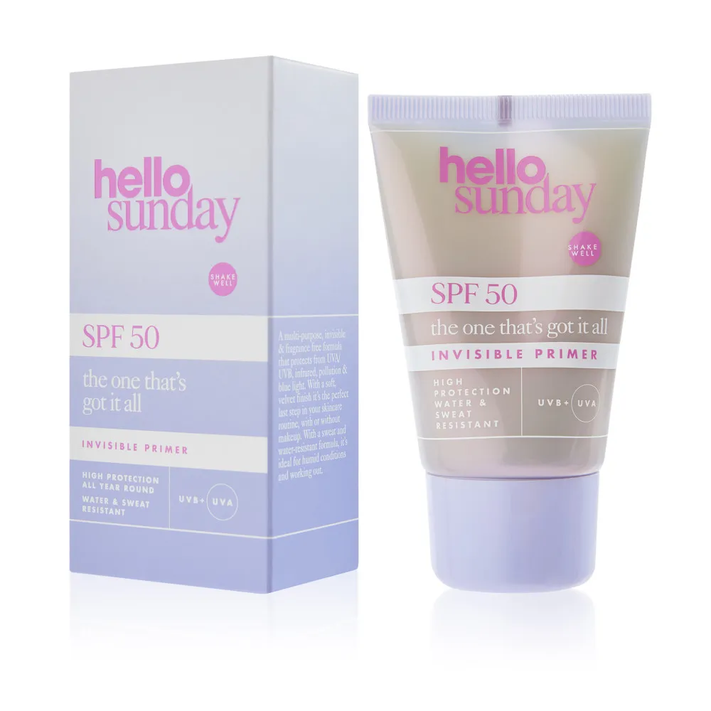 hello sunday podkladová báza Invisible Facial Primer - The One That´s Got It All (SPF 50)