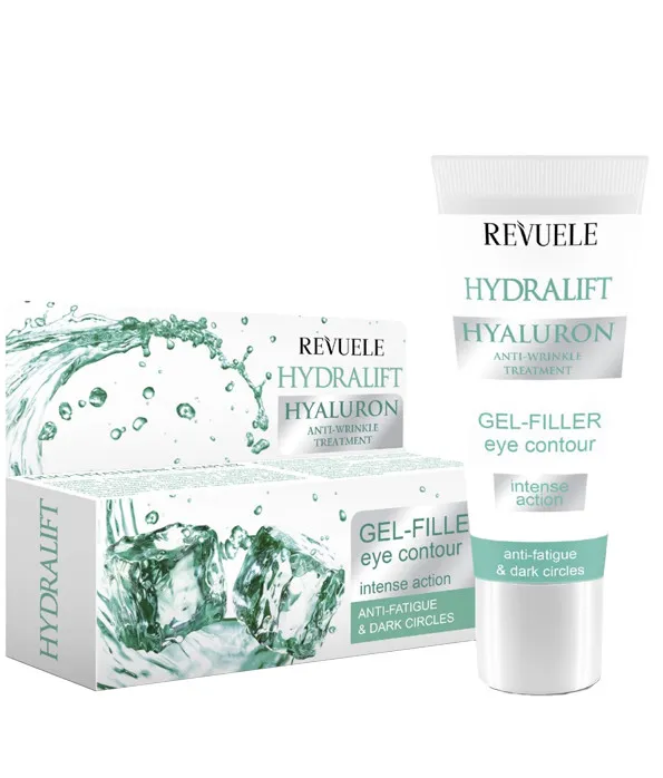 Revuele očný gél Hydralift Hyaluron Eye Contour Gel-Filler Anti-fatigue & Dark Circles // Poškodený tovar