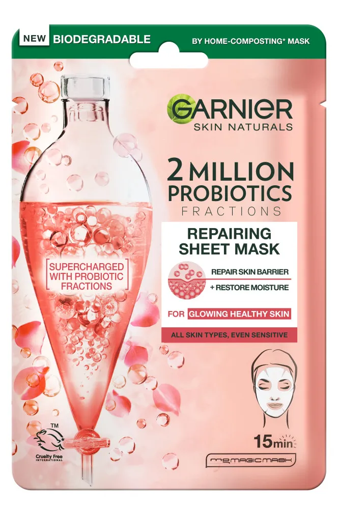 Garnier pleťová maska Probiotic Repairing Sheet Mask