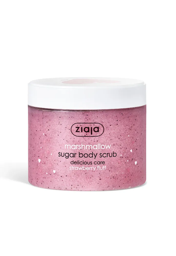 Ziaja telový peeling - Sugar Body Scrub - Marshmallow