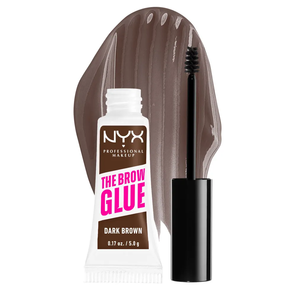 NYX Professional Makeup Brow Glue Instant Brow Styler - Dark Brown (TBG04)