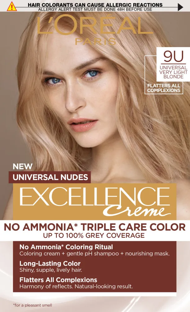 L’Oréal Paris farba na vlasy -  EXCELLENCE Nudes - 9U Universal Very Light Blonde