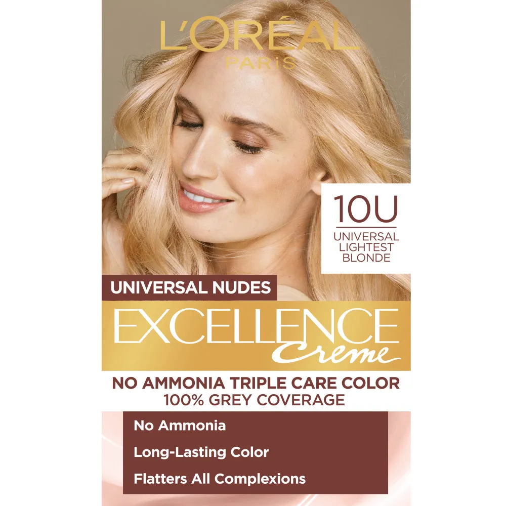 L’Oréal Paris farba na vlasy - EXCELLENCE Nudes - 10U Universal Lightest Blonde