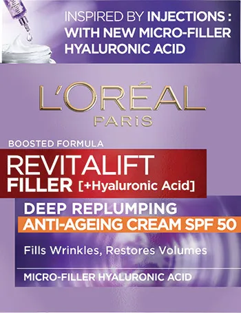 L’Oréal Paris krém na tvár - Revitalift Filler Face Cream SPF50