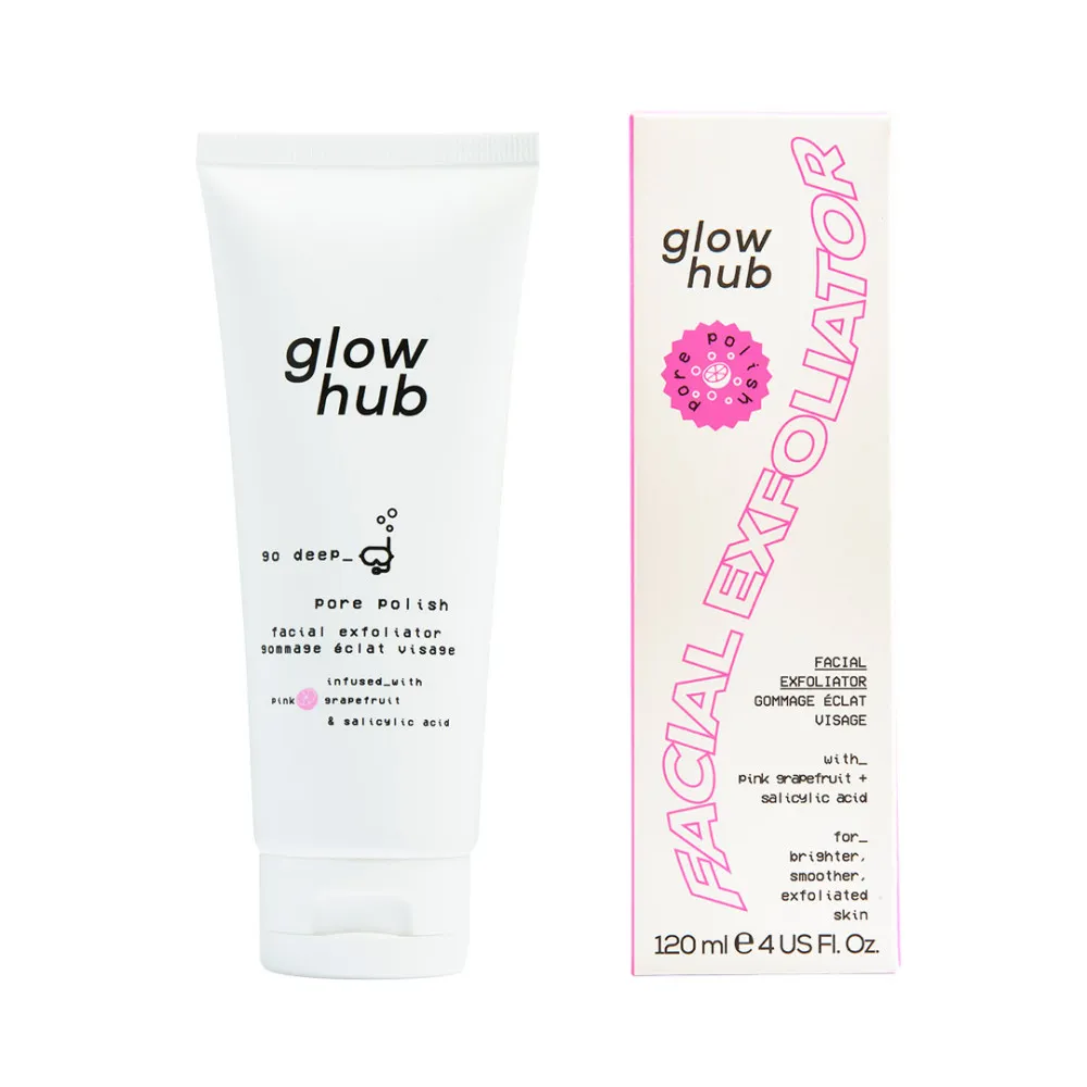 Glow Hub pleťový peeling - Pore Polish Facial Exfoliator