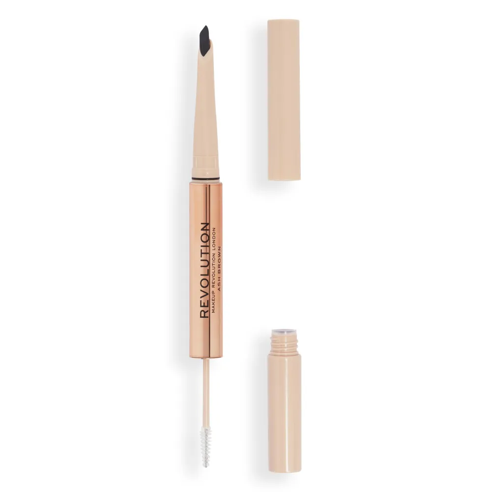 Revolution Fluffy Brow Filter Duo - Ash Brown