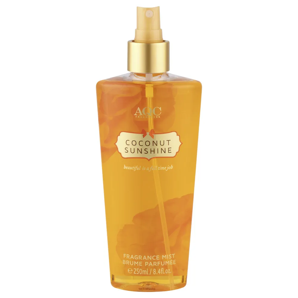 AQC Fragrances telová hmla - Body Mist - Coconut Sunshine