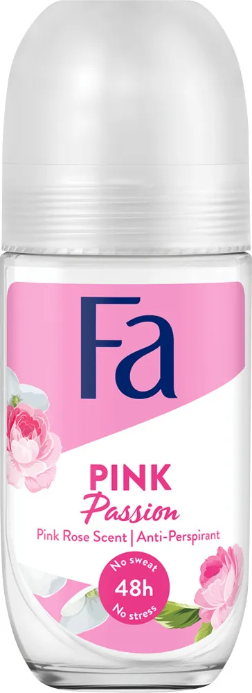 Fa guľôčkový dezodorant - Deoroll-On - Pink Passion