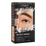 L'Oréal Paris  semipermanentná farba na obočie - Brow Color Semi-Permanent Eyebrow Tint - 3.0 Dark Brunette // Poškodený tovar